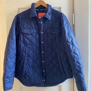 Navy Blue J. Crew Puffer Jacket (Medium)